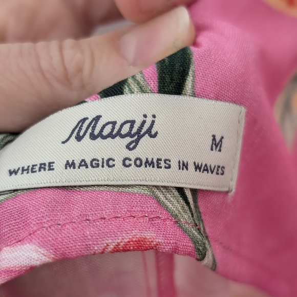 Maaji Floral Pink Maxi Dress - Picture 6 of 6